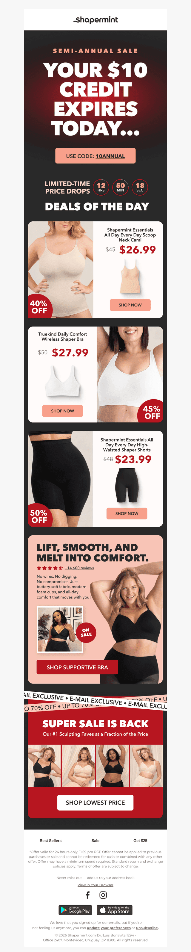 Your $10 Credit Expires Today! 💸