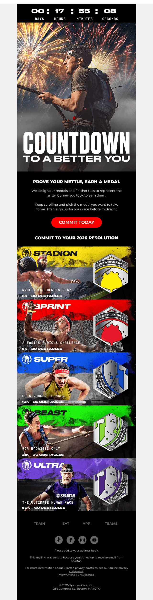 Spartan email from Sun, Jan 4, 2026