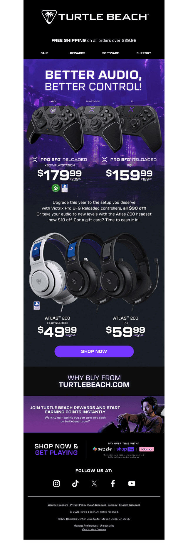 Turtle Beach email from Sun, Jan 4, 2026