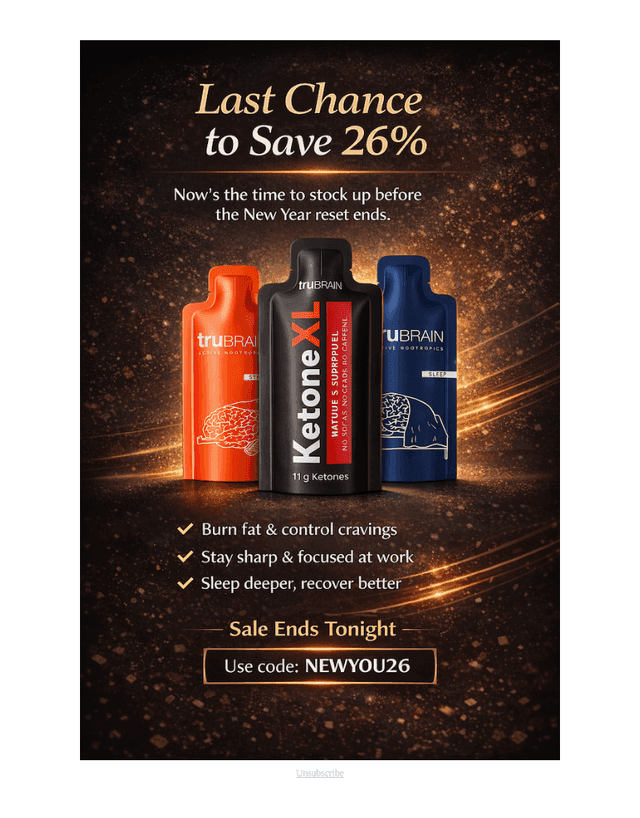 Don’t Miss This — 26% Off Ends Tonight
