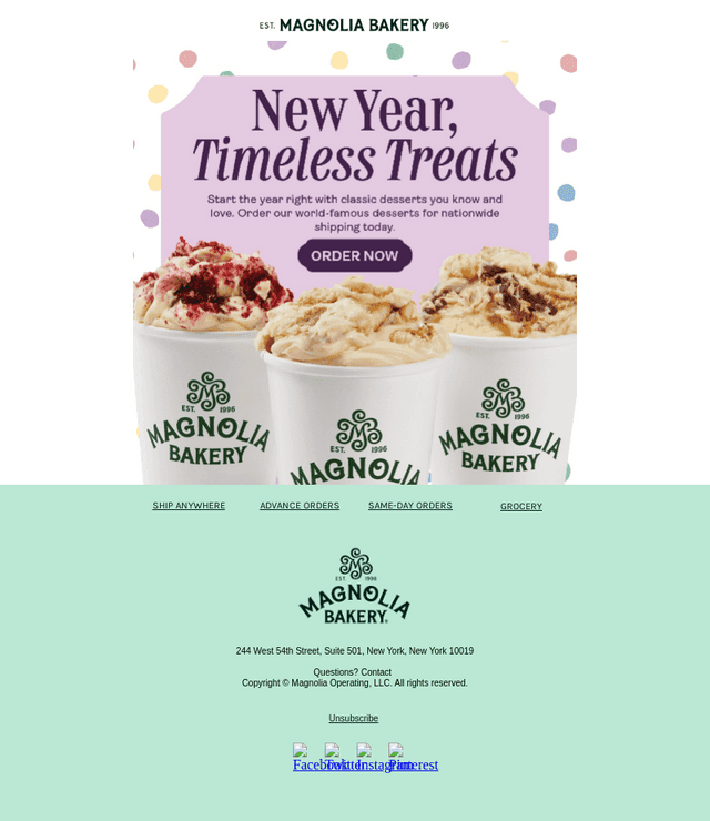 Start 2026 sweetly 🧁 ✨