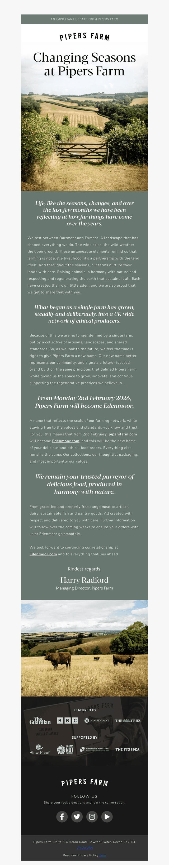 The Next Chapter for Pipers Farm