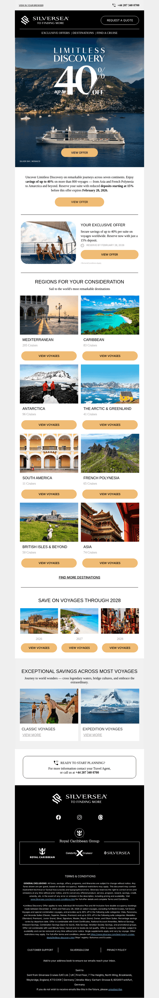 Save up to 40% with Limitless Discovery