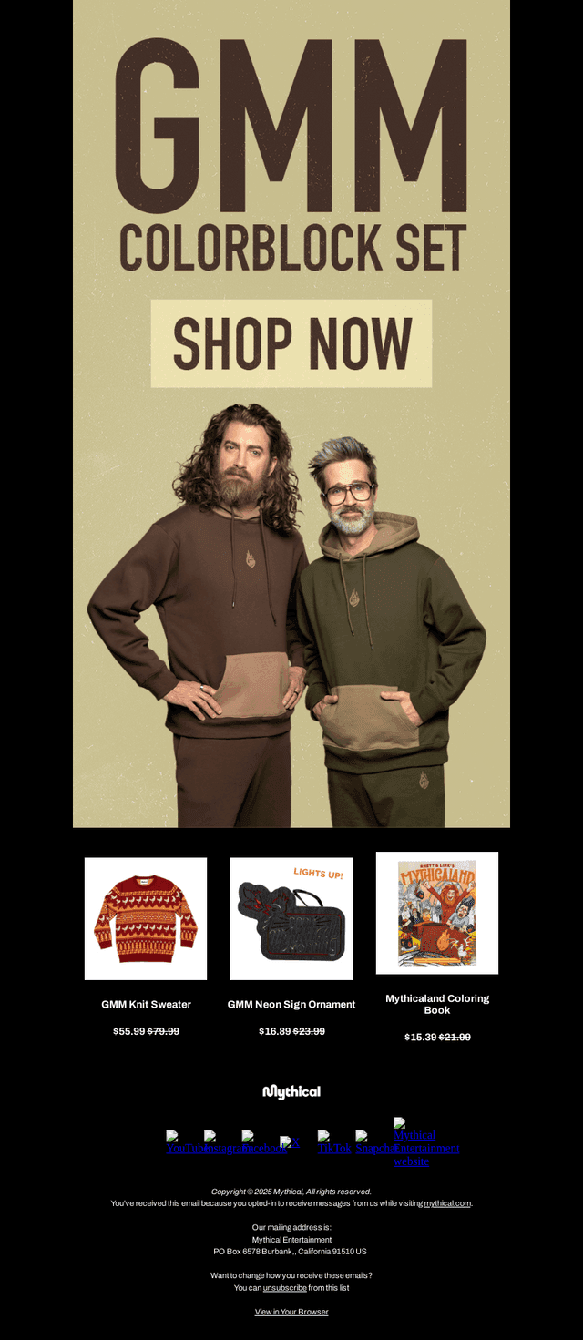 NEW: GMM Colorblock Set 🔥