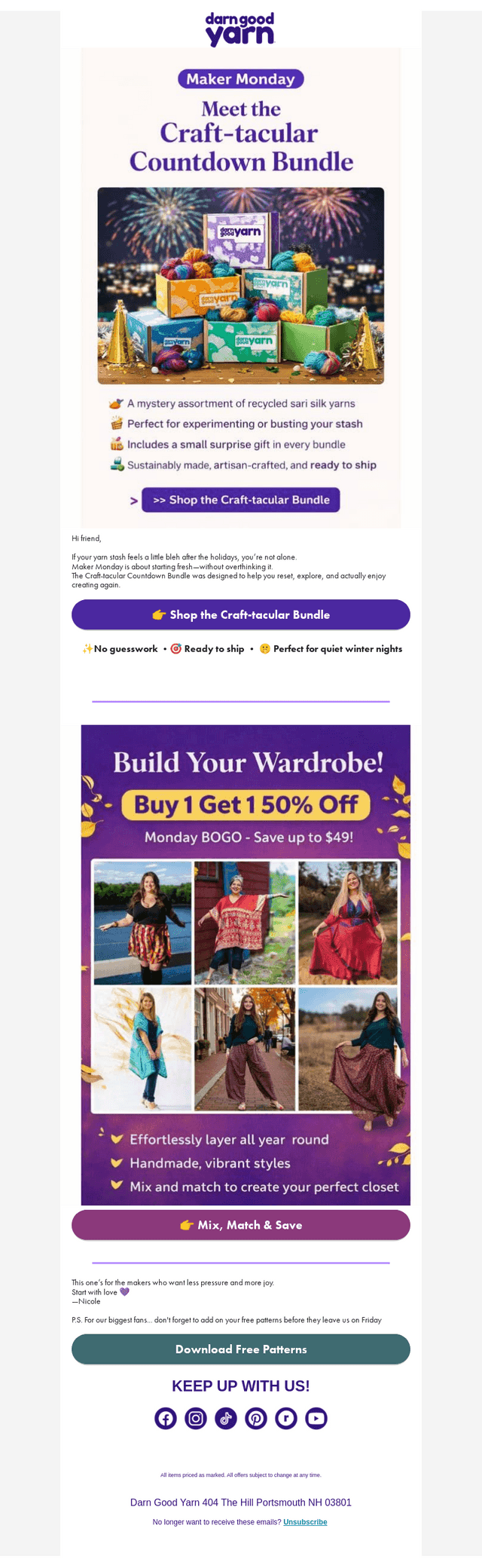 🧶 Maker Monday: Your creative reset starts here