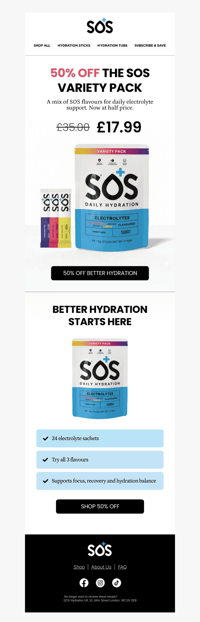 50% Off Hydration