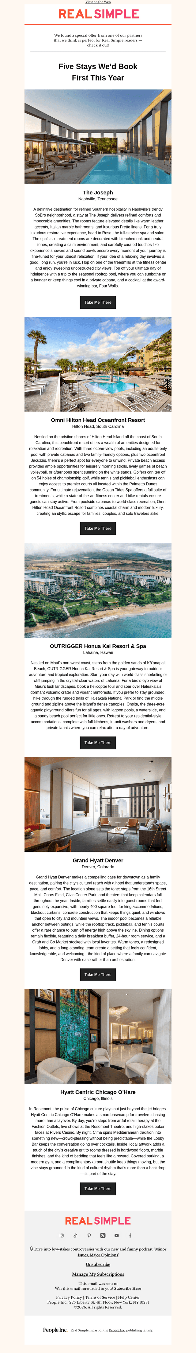 Five Stays We’d Book First This Year
