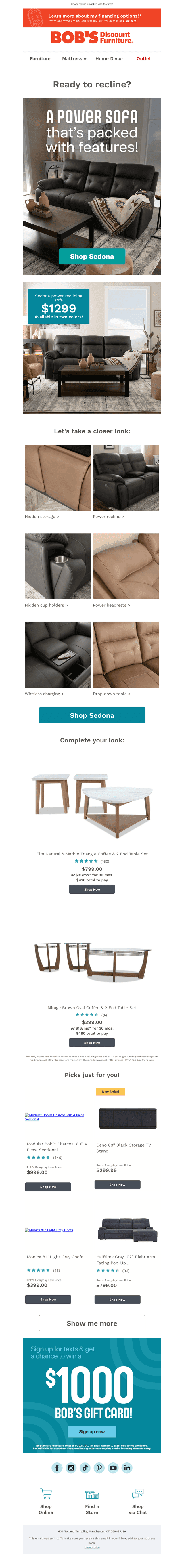 Shop my Sedona sofa ⚡
