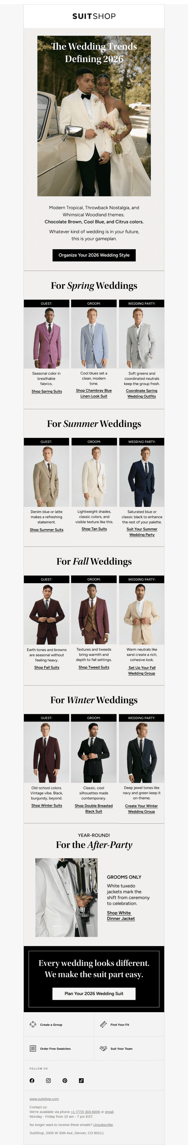 SuitShop email from Tue, Jan 6, 2026