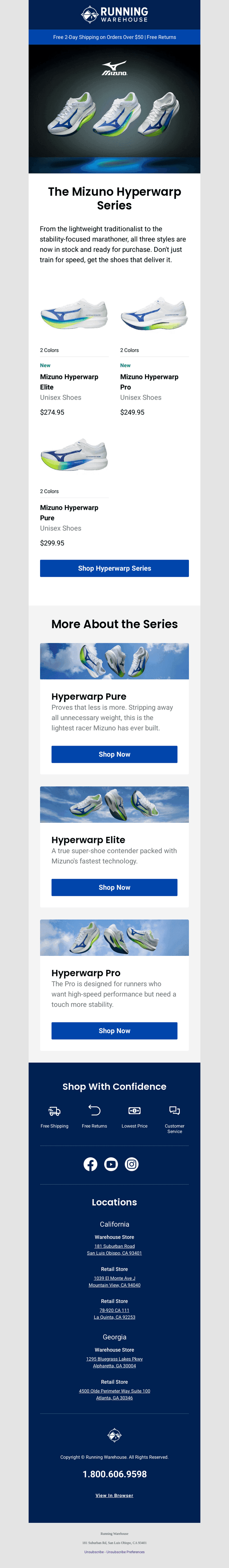 Mizuno Hyperwarp Series: Built for Speed