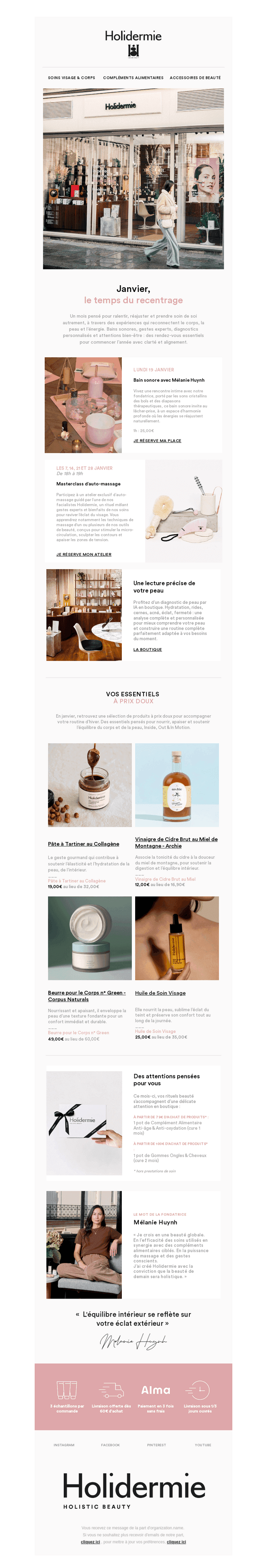 Nos rendez-vous de janvier en boutique