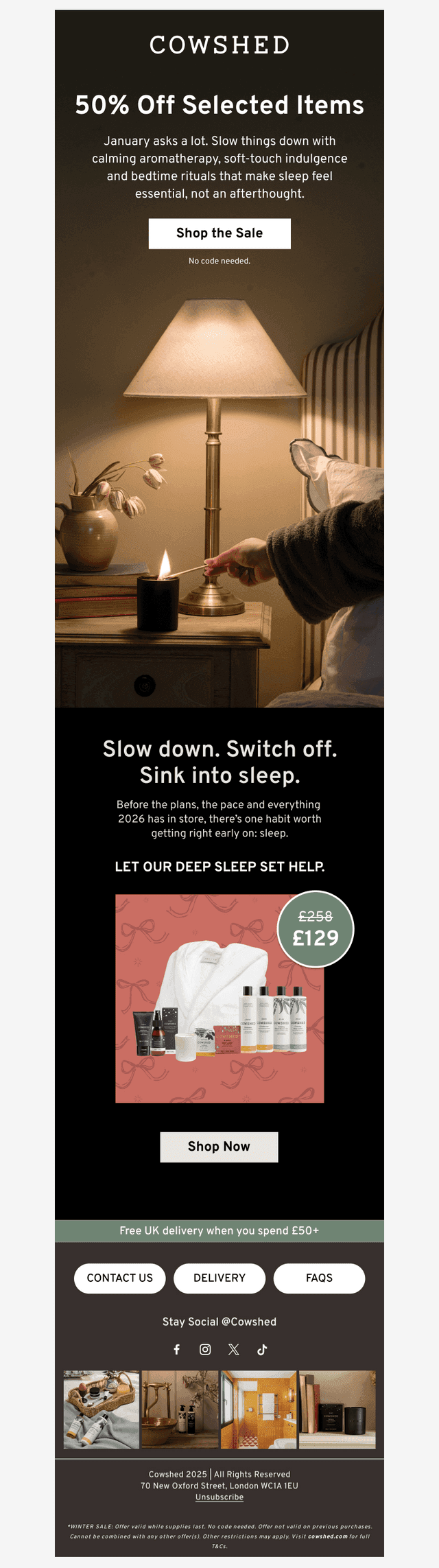 50% off the ultimate nightly wind-down