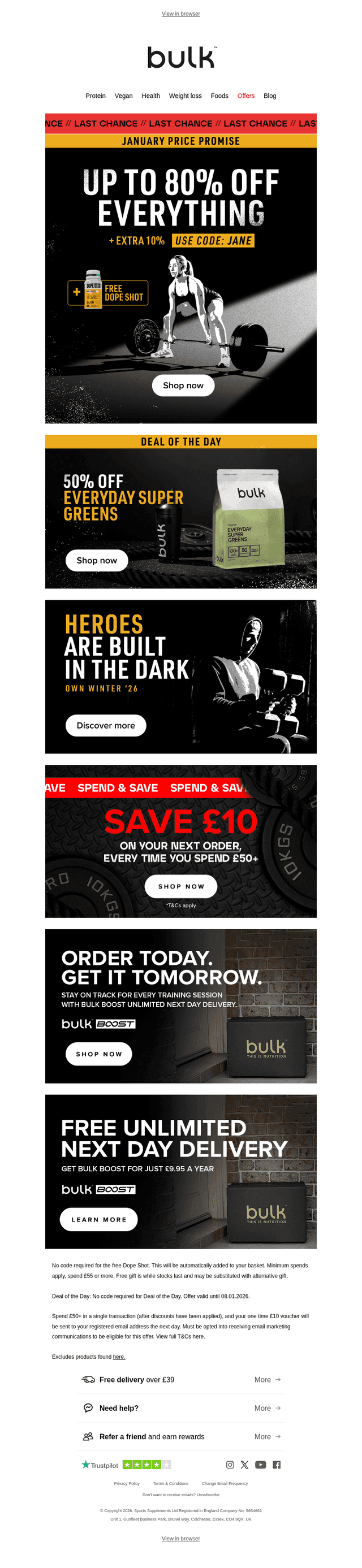 Final Hours: Up to 80% Off + Extra 10%