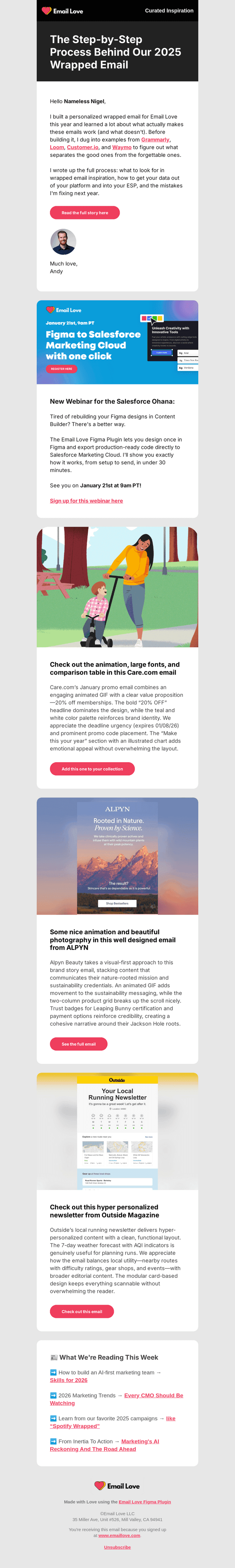 Inside our Wrapped Email Build