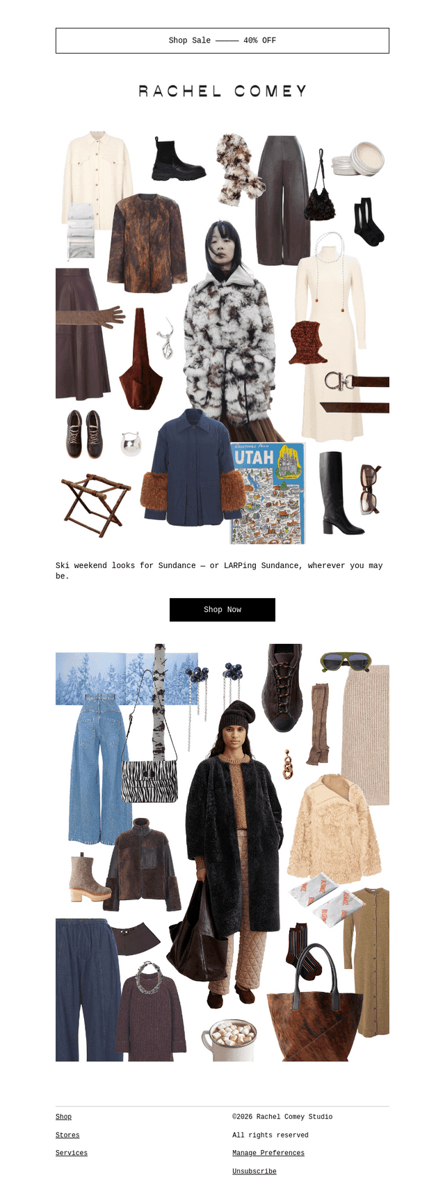 Ski Weekend | Sundance Looks