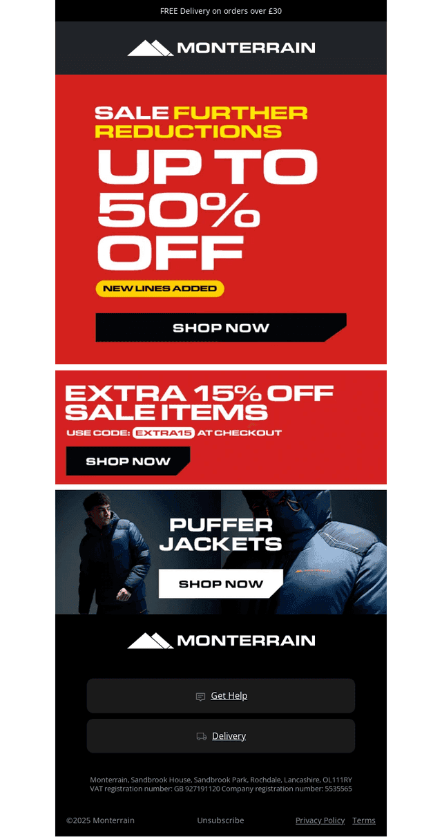 Further Reductions🚨Gear up for less