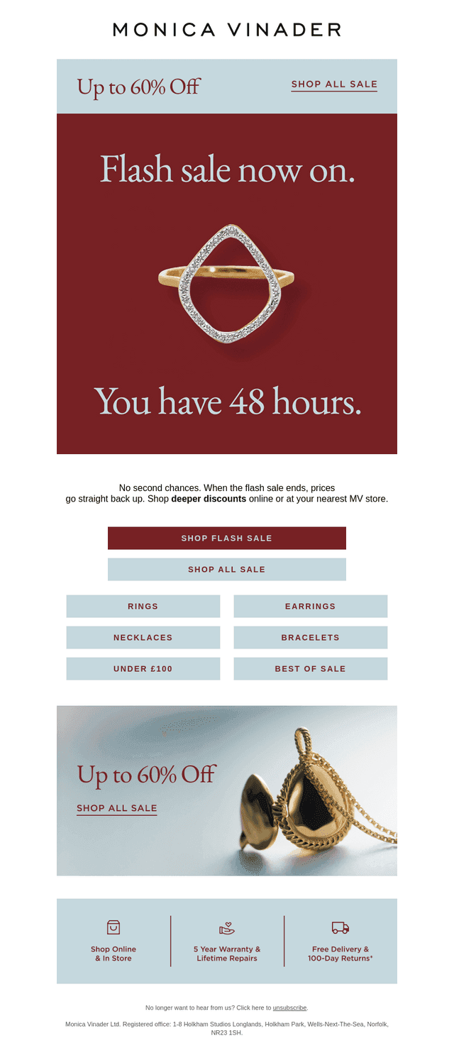 FLASH SALE: 48 hours only