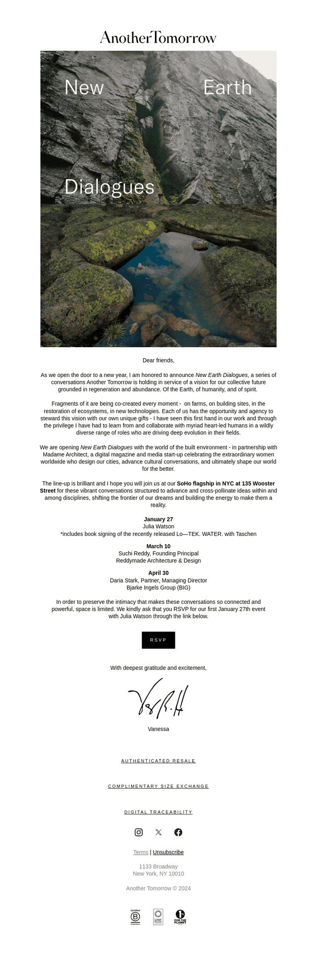 Announcing New Earth Dialogues