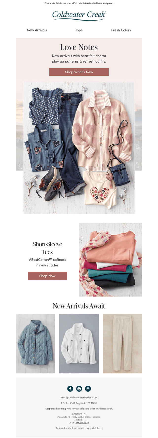 Just Arrived: Love Notes