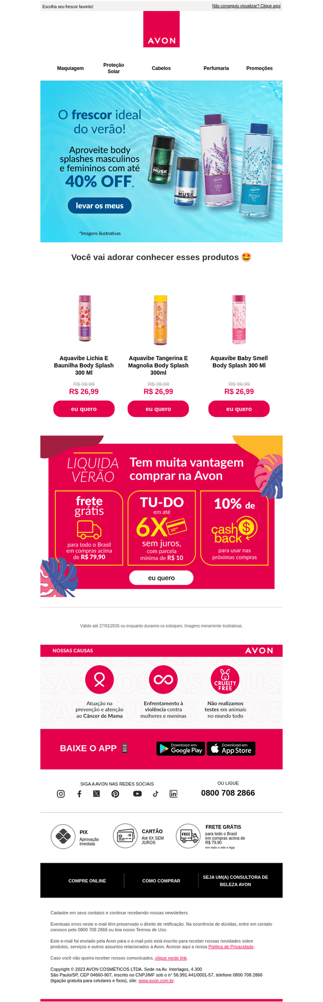 O queridinho do verão com até 40% OFF 🍃