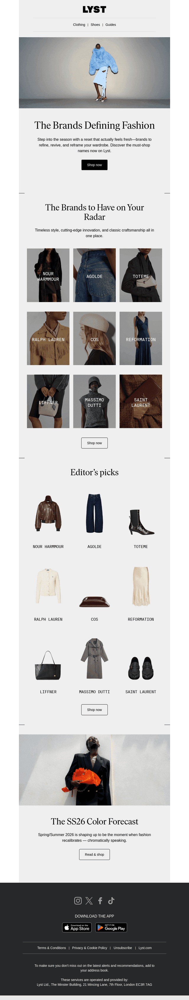 The Brands Defining Fashion