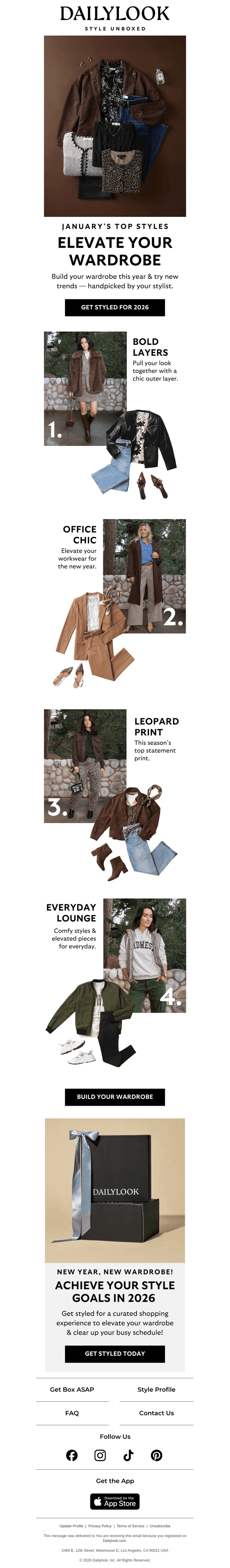 Build a NEW wardrobe this year! 🖤