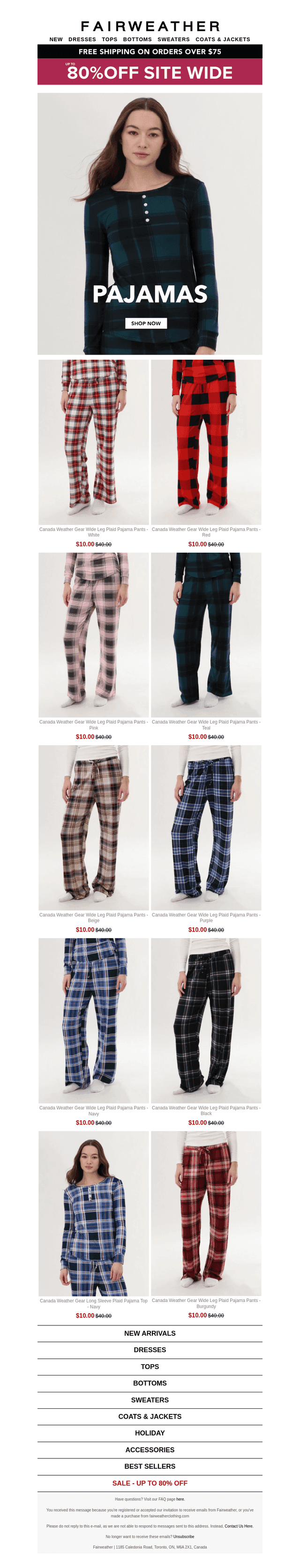 🤩 Save 80% Off Pyjamas Today!
