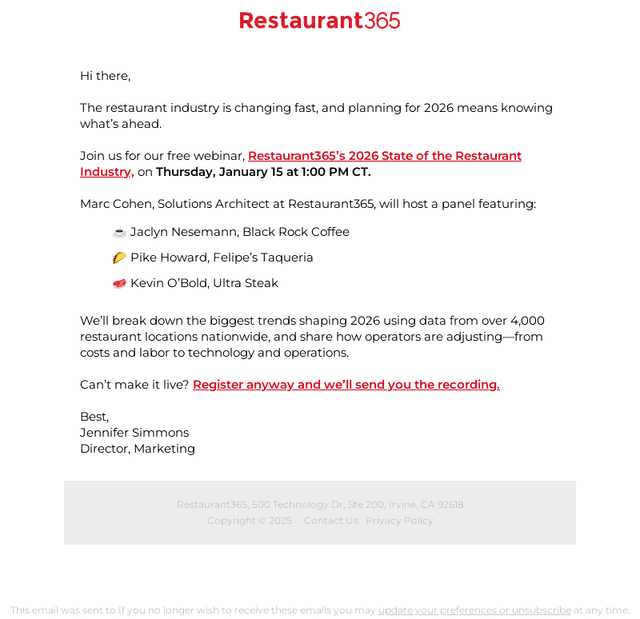 The Webinar Every Restaurant Operator Should Attend 👀