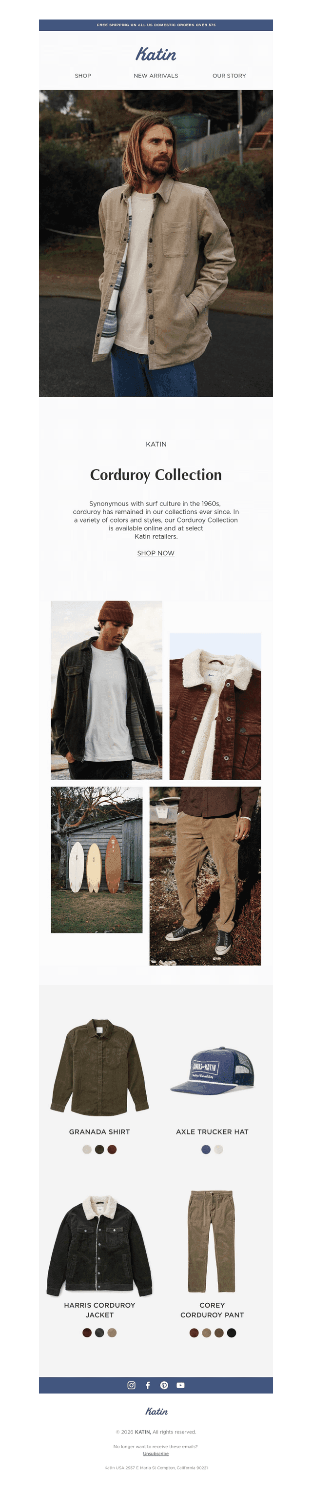 Winter Corduroy Collection