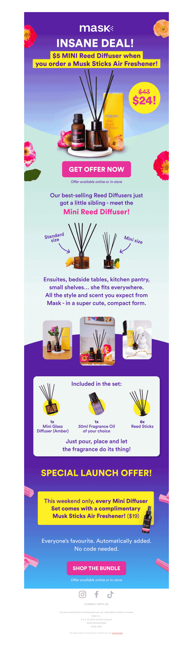 $24 for 2 Mask products!