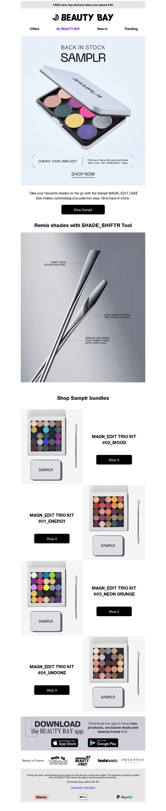 Your Samplr essentials are back 🎨