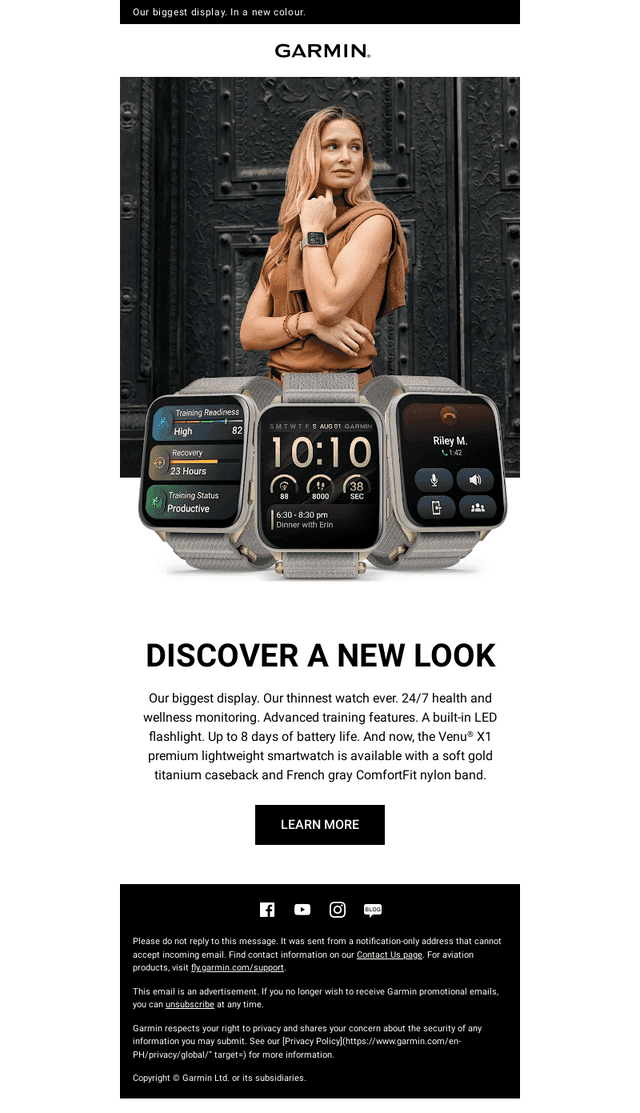 Garmin email from Fri, Jan 9, 2026