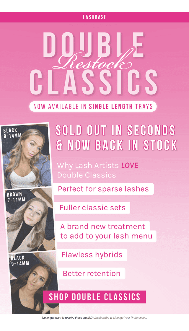 Double Classics are BACK 😮