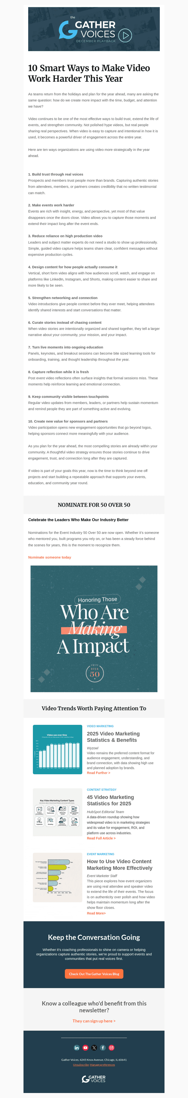 Gather Voices email from Fri, Jan 9, 2026