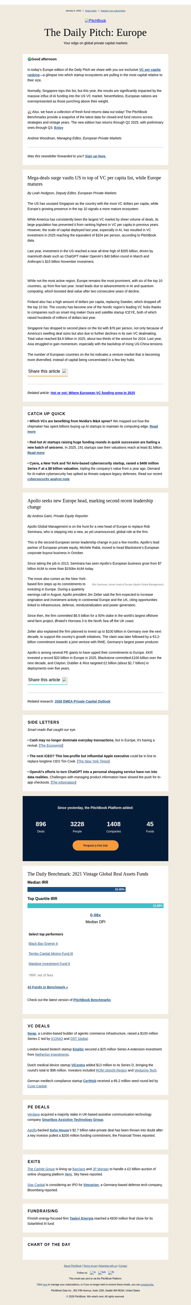 New fund benchmarks are in