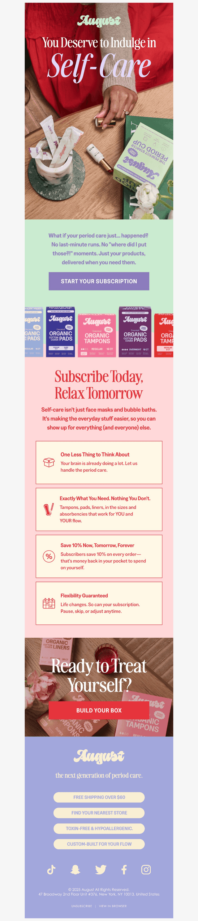Self-care that shows up for you 🫶
