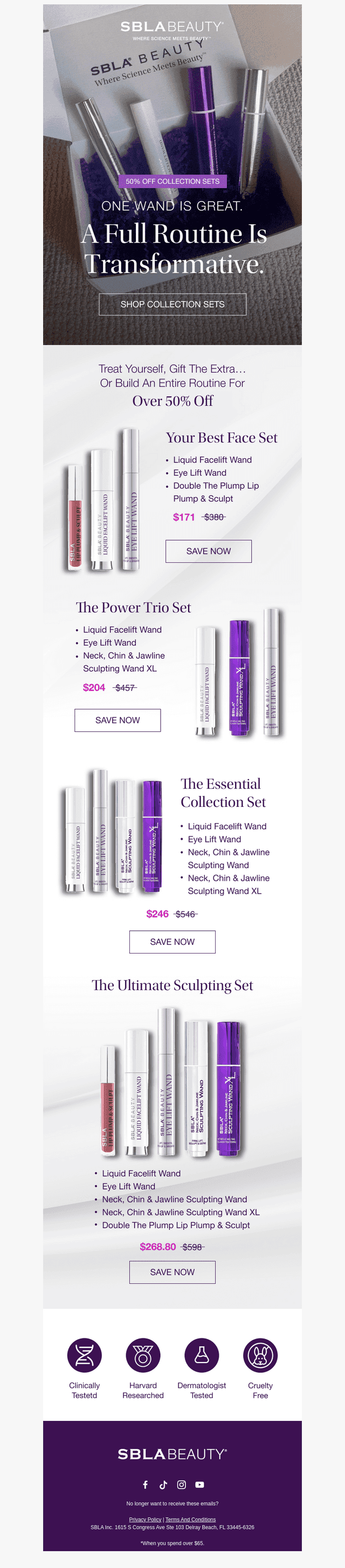 Over 50% OFF Our Most Powerful Sculpting Sets!