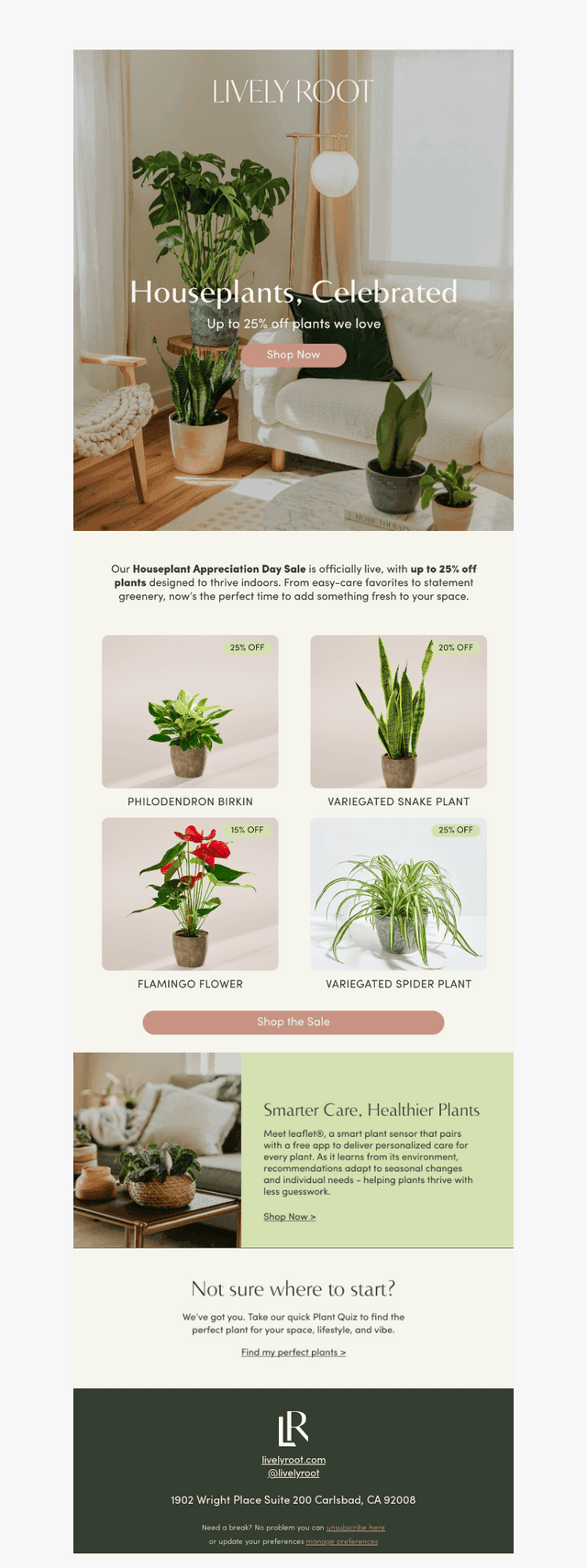 We’re celebrating plants - starting now 🥳