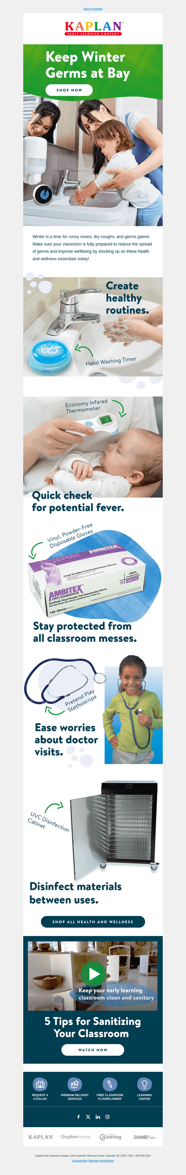 Kaplan Early Learning email from Fri, Jan 9, 2026