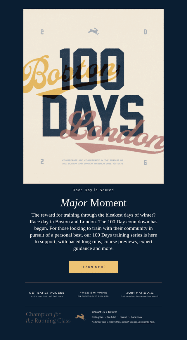 100 Days Out Spring 2026