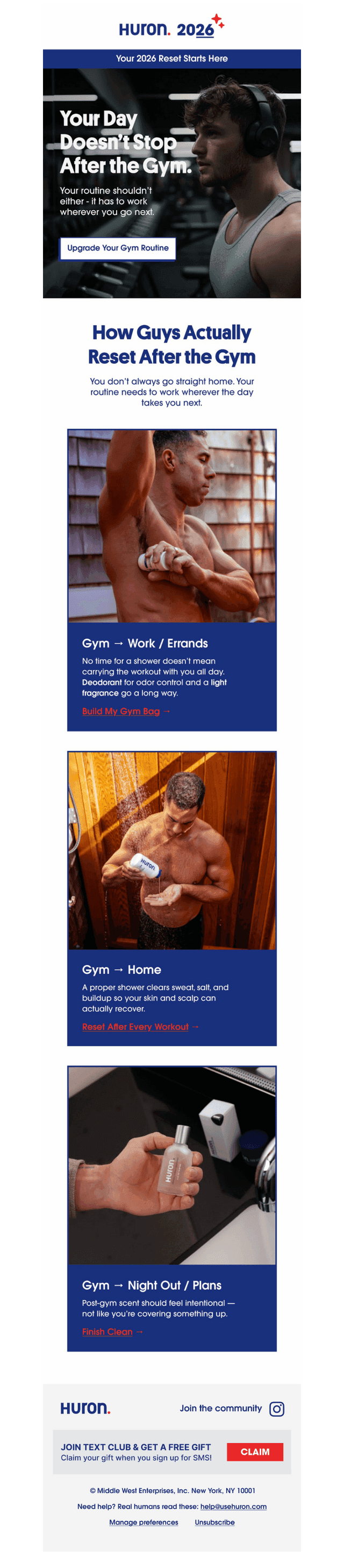 Gym done. Now what?