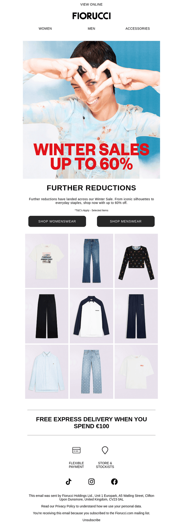 Further Reductions: Up to 60% Off