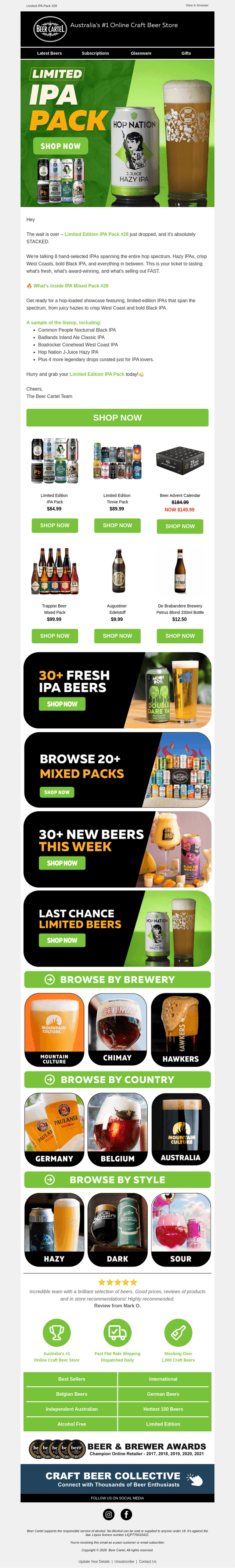 FRESH 💚 IPA Mixed Pack #28 🍻