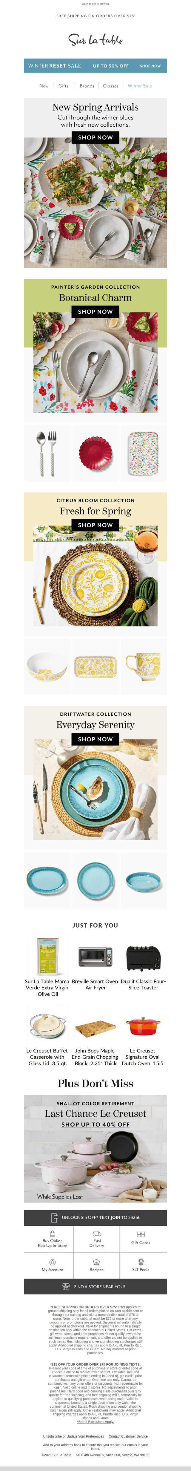 Brighten your kitchen with new arrivals!