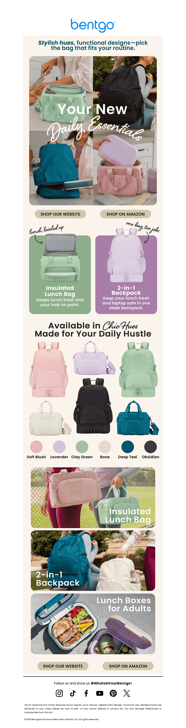 Discover The Bag That Fits Your Routine