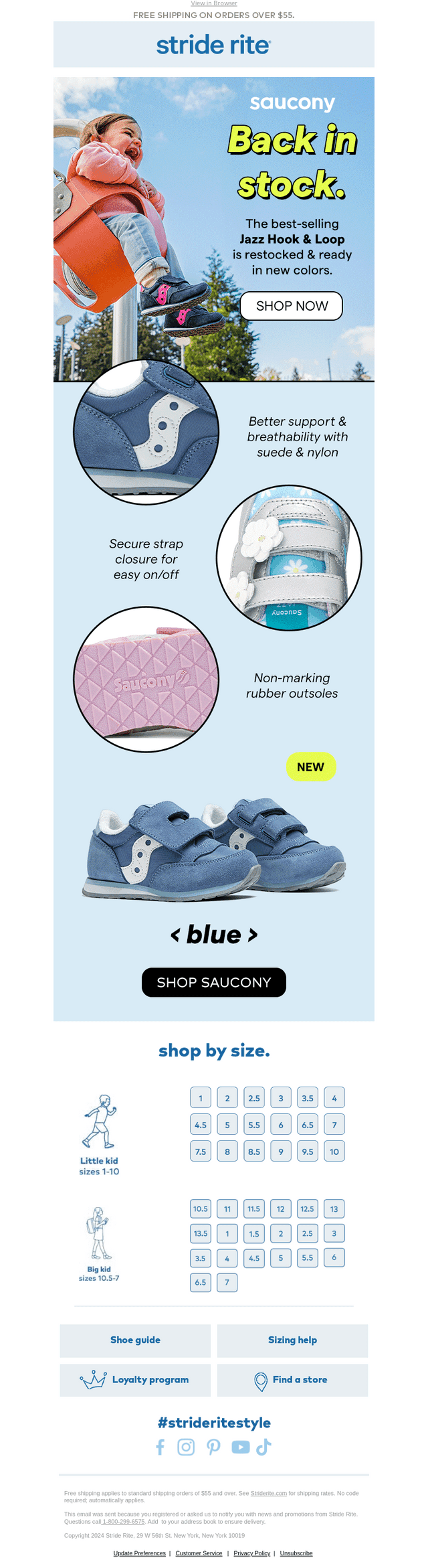 Stride Rite email from Wed, Jan 14, 2026