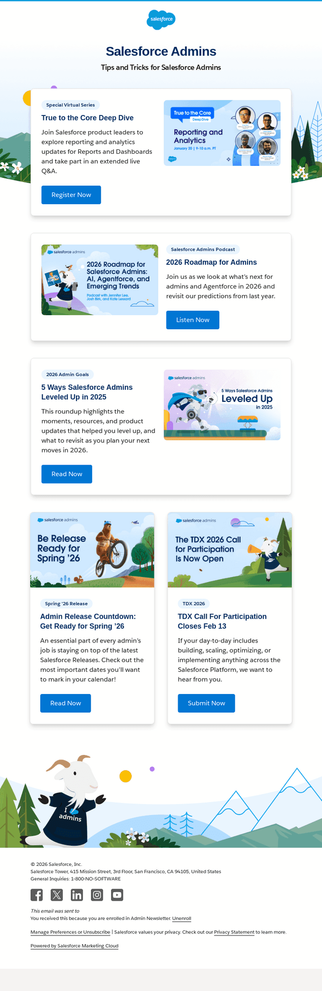 Salesforce email from Wed, Jan 14, 2026