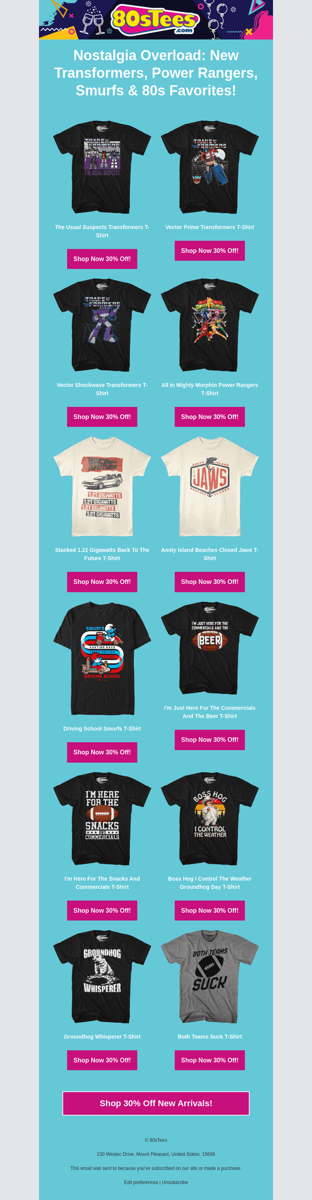 Fresh Drops Alert: New Transformers Tees Just Landed!
