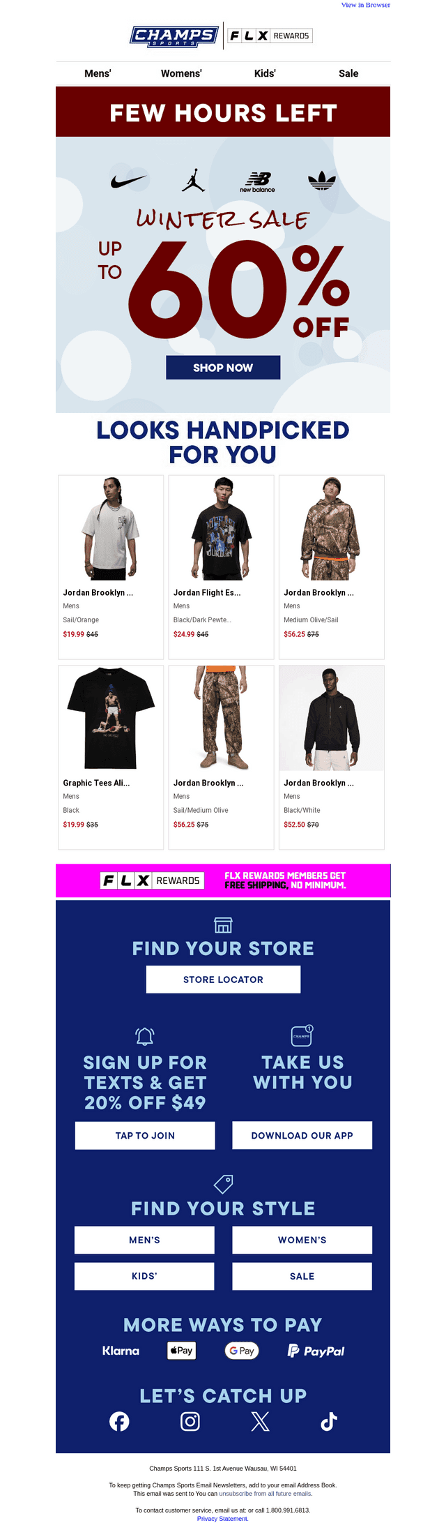 FINAL HOURS: Up to 60% Off