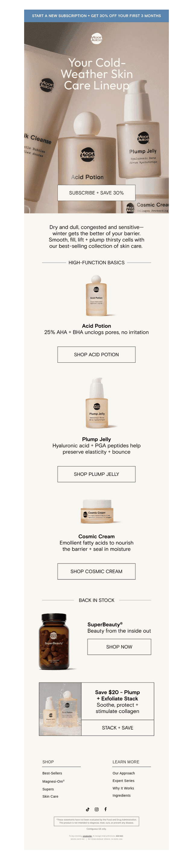 3 steps to better winter skin